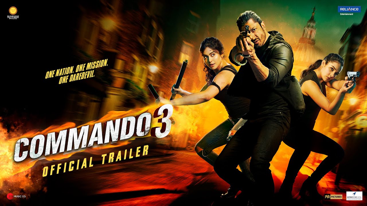 Commando 3 Official Trailer Hit ya Flop Movie world