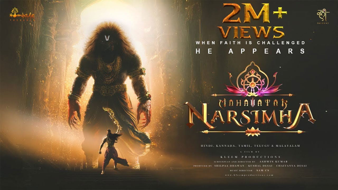Mahavatar Narsimha Motion Poster Video Hombale Films Hit Ya Flop 